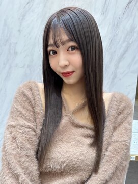 ロンドミラー 博多店(Lond Mirror) 大人ガーリーダークアッシュ20代30代40代ミディアムレイヤー