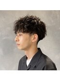 メンズカット×波巻きスパイラルパーマ◎