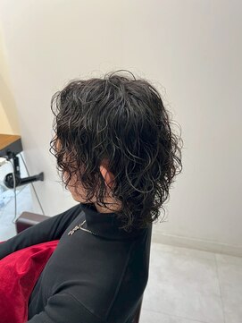 エボルブヘアー(EVOLVE Hair) 無造作カッパーマミディ