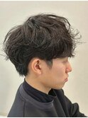 伊勢崎/MEN'S HAIR/サーフカール/刈り上げセンターパート