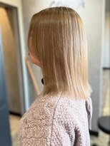 コタ 水戸(COHTA)&nbsp;レイヤーカットミルクティーベージュブリーチなしダブルカラー