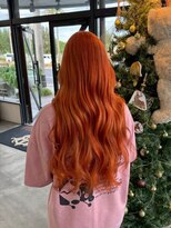 ウィリーベル 沖縄(WILLIE BELLE) コーラルピンク/サーモンピンク/スーパーロング/ゆるふわ巻き