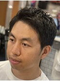 ナチュラルアップバングショート