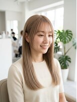 フルショウ 栄店(FURUSHO) メテオストレート/ミルクティーベージュ/ストレートレイヤー