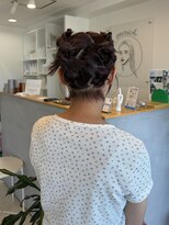 エンリッチヘア(enrich hair)&nbsp;ボブ　アップスタイル