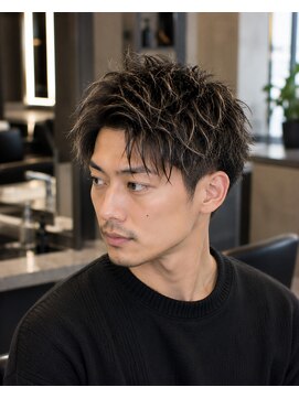 メンズバグズ(MEN's Baguz) メンズ黒髪ツイストスパイラルマッシュ