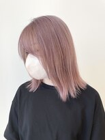シード 成増 下赤塚店(ced.) ケアブリーチダブルカラーペールピンクカラー