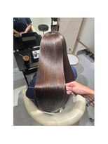 ミヨン 京橋店(miyon)&nbsp;韓国レイヤーカット×暗髪カラー×髪質改善