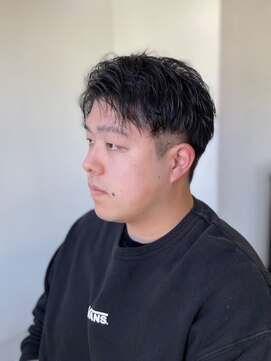 ソイクフ 四条大宮店(SOY-KUFU) ツーブロックセンター分け短髪/四条大宮/烏丸/京都