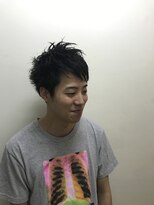 パティオンツー(PATIONN2)&nbsp;メンズショート刈り上げネープレス無造作スタイル
