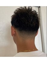パルミエ(Palmier) メンズフェード ベリーショート ＋ アッシュ
