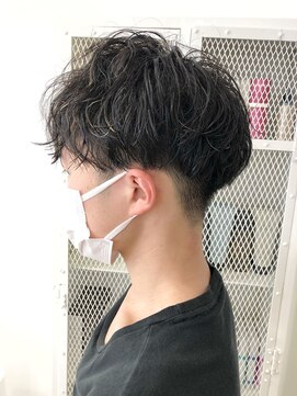 ヘッズ 本八幡店(HEADS) かき上げヘア　ニュアンスマッシュ　サイドパート　韓国マッシュ