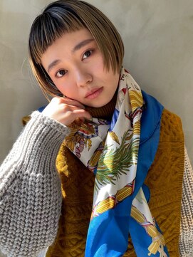 クリーム(CREAM) オン眉&丸みボブ