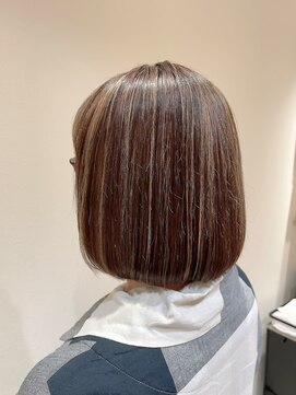 マイサロン(MY salon) 白髪ぼかしハイライトボブ