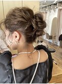 結婚式ヘア、お呼ばれヘア、ニュアンスヘア
