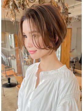 ノエ ナゴヤ(NOE NAGOYA) ミディアムヘア/暗めカラー/グランマッシュ/名駅3