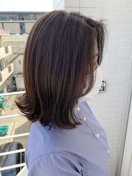 オーシャン(Ocean) [OCEAN Hair&Life藤原純] 大人の外ハネグレーベージュ☆