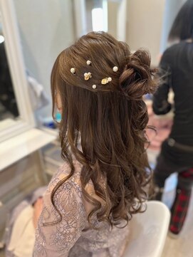 ヘアセットサロン ミント(Hair set salon MINT) ルーズハーフアップ