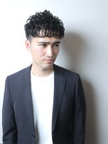 ラヴィ 千葉中央店(LAVIE)&nbsp;波巻き/マッシュパーマ/ウルフ/ハイライト＜理容室＞千葉/メンズ