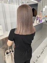 キング 梅田(K!ng)&nbsp;【梅田】ミルクティーベージュダブルカラーケアブリーチ髪質改善