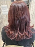 艶髪ロング/ゆるはねカール/大人カール/髪質改善カラー