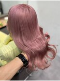 7051艶髪カシスレッドラベンダーパープルハイトーンワンホンヘア