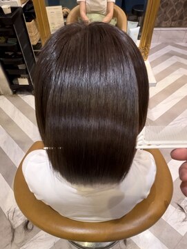 ロンドアベニール 北千住(Lond avenir) ケア縮毛矯正ボブ☆美髪ボブ/美髪縮毛矯正[北千住]