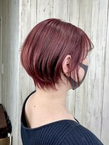 アラレ(ARARE)&nbsp;ピンクカラー×ハンサムショート