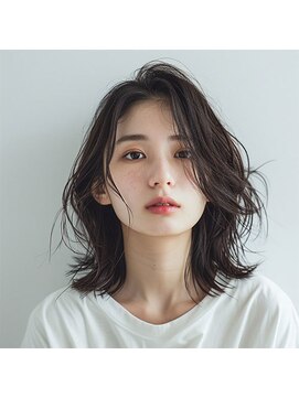 クラッチアートワークス(CLUTCH ART WORKS) 前髪ナチュラルカール艶感美髪似合わせカット