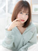 モッズヘア 越谷(mod's hair) シースルー前髪韓国風ことりベージュ小顔ロブc5越谷20代30代40代