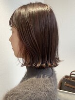 ルサロンニイマル(Le Salon 二○)&nbsp;【流音】ボブ/暖色/ブラウン/切りっぱなし/ツヤ/オイル
