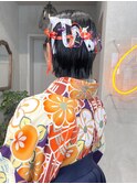 【立川CRES三木】卒業式・着物ボブヘアセット2