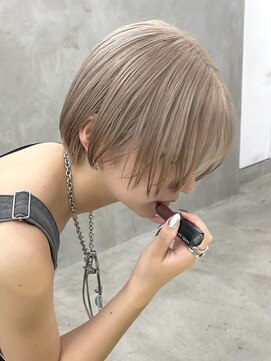 グランツ ノイ(GLANZ Noi) ハンサムショートボブ前髪くびれショートボブ前下がりショート