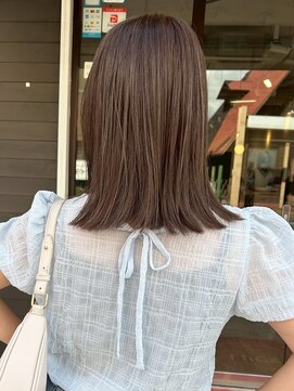 ラック 津田沼(LUCK) ベージュ/ダブルカラーインナーカラーケアブリーチ