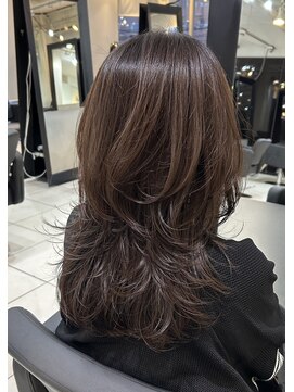 アクアオモテサンドウ(ACQUA omotesando) *ロングウルフレイヤーカット!ハッシュカットロングレイヤー