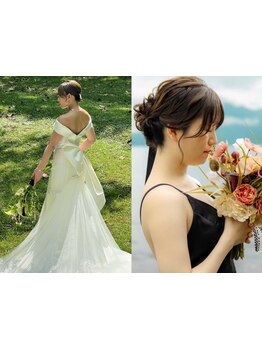 好評によりご予約枠拡大！フォトウエディングのお仕度対応店！4時～7時のご予約はTEL又はLINEにて承り可◎