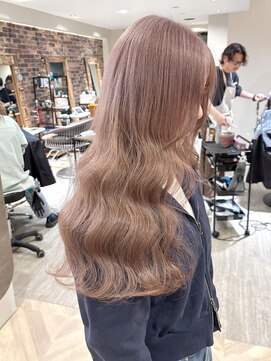 ジップ 稲毛店(ZIP) くすみベージュ/ラベンダーミルクティー/韓国風巻きレイヤー