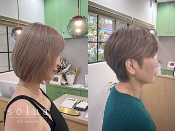 ソルア 上本町(solua)の写真/【上本町】白髪を隠さず、活かす。大人のためのデザインカラー
