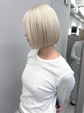 ロテ 名古屋 名駅店(Lote.) ホワイトグレージュ/デジタルパーマ/チェリーブラウン/名古屋