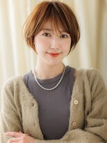 モッズヘア 越谷(mod's hair) 暖色系カラー前下がりボブマッシュウルフTc5越谷20代30代40代