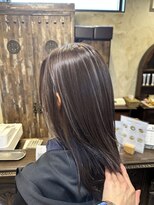 ヘアー クリエイト カルバリ(HAIR CREATE Calbari)&nbsp;ハイライト×プラチナアッシュ