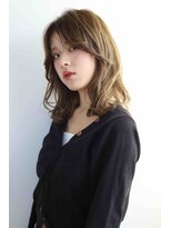 ヘアーパレス フタバ(Hair palace FUTABA)&nbsp;ゆるふわミディアム/ミディアムレイヤー/ヘーゼルブラウン