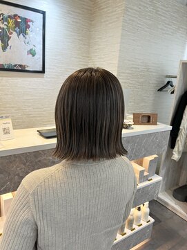 シャイン ヘア ブレンド 二子玉川(Shine hair blend) 白髪ぼかしハイライト×グレージュ