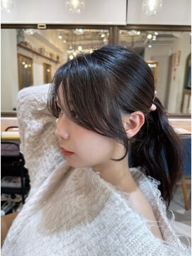 ロンドアベニール 北千住(Lond avenir) 韓国顔周り/バタフライカット/ミディアムレイヤーカット北千住