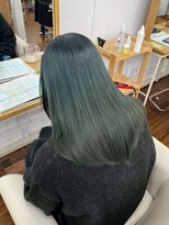 ユイマァル 倉敷店(YUIMARL)&nbsp;ツヤ髪ブリーチ20代30代40代髪質改善オリーブカラー