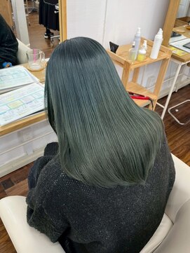 ユイマァル 倉敷店(YUIMARL) ツヤ髪ブリーチ20代30代40代髪質改善オリーブカラー