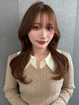 ロンドワン 三宮元町(Lond one)&nbsp;韓国レイヤーカット/ヨシンモリフェイスレイヤー/艶髪カラー