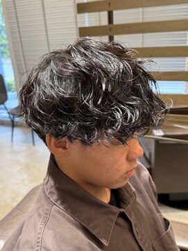 ノイセル(Noisyle) MEN’S HAIR/波巻きツイストスパイラル/リバースセンターパートO