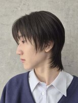 エイル 北堀江(Eir) 中性ウルフ シースルー フェイスレイヤー 韓国アイドル風