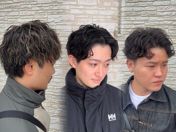 カネコ(KANEKO)の写真/最旬メンズヘアはパーマで決まり！スタイリングも簡単◎ツイストスパイラル・波巻きもお任せください！